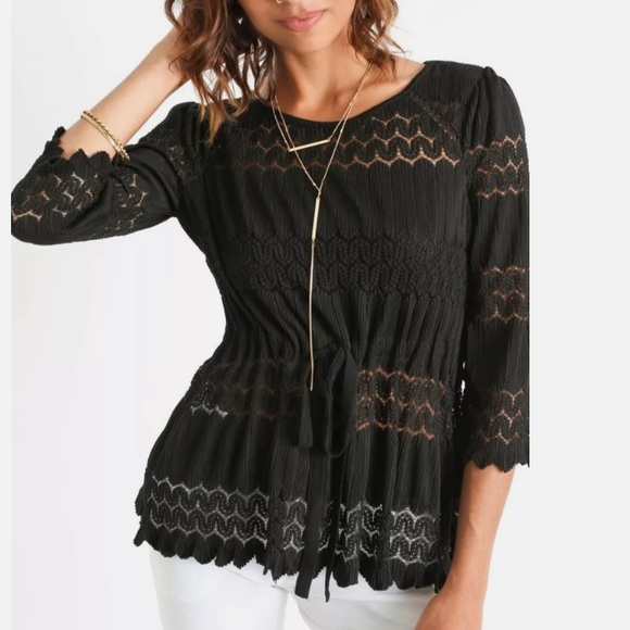 Free People Fire Island Sheer Top - Picture 1 of 8